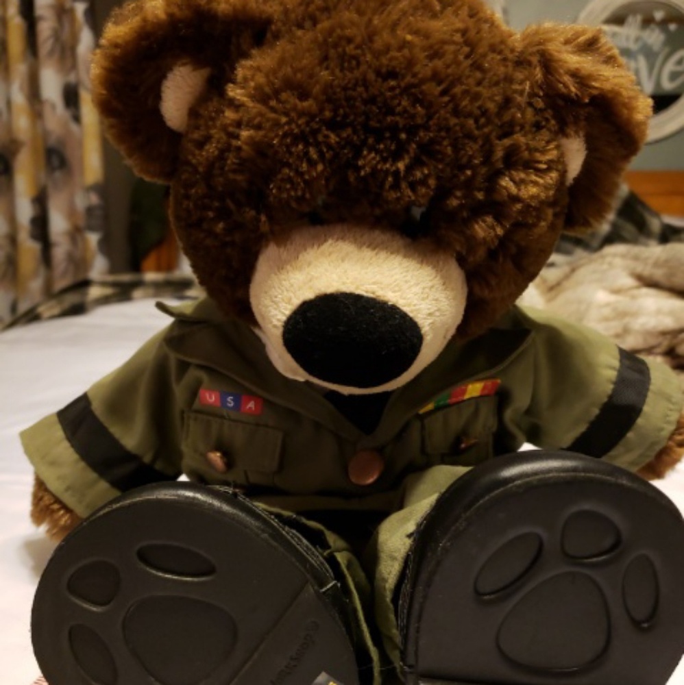 Build a bear military plush USMC ARMY AIRFORCE